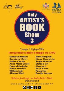 Only artist's books show, Pistoia 2026